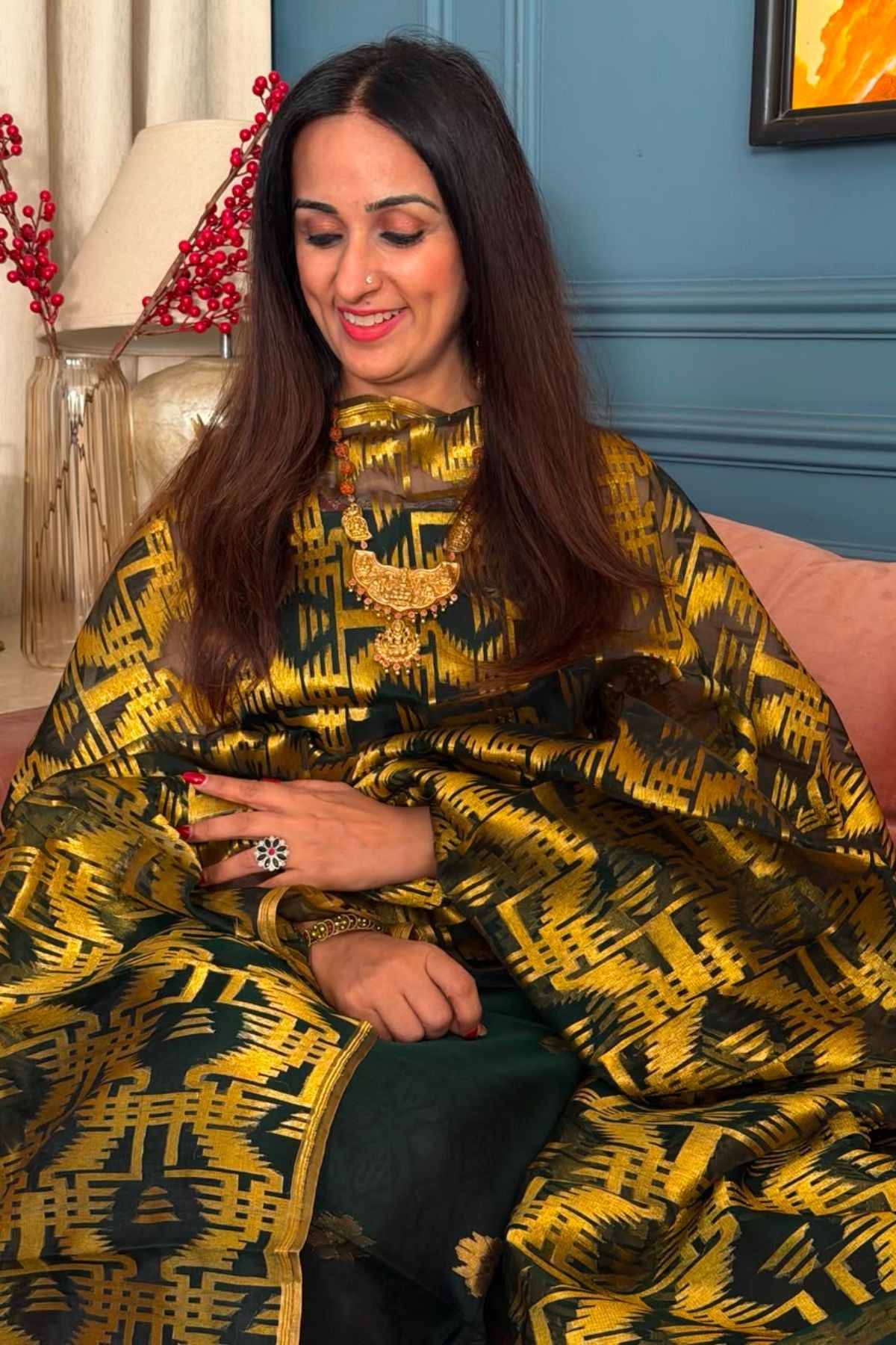 Pure muslin handwoven suit sets
