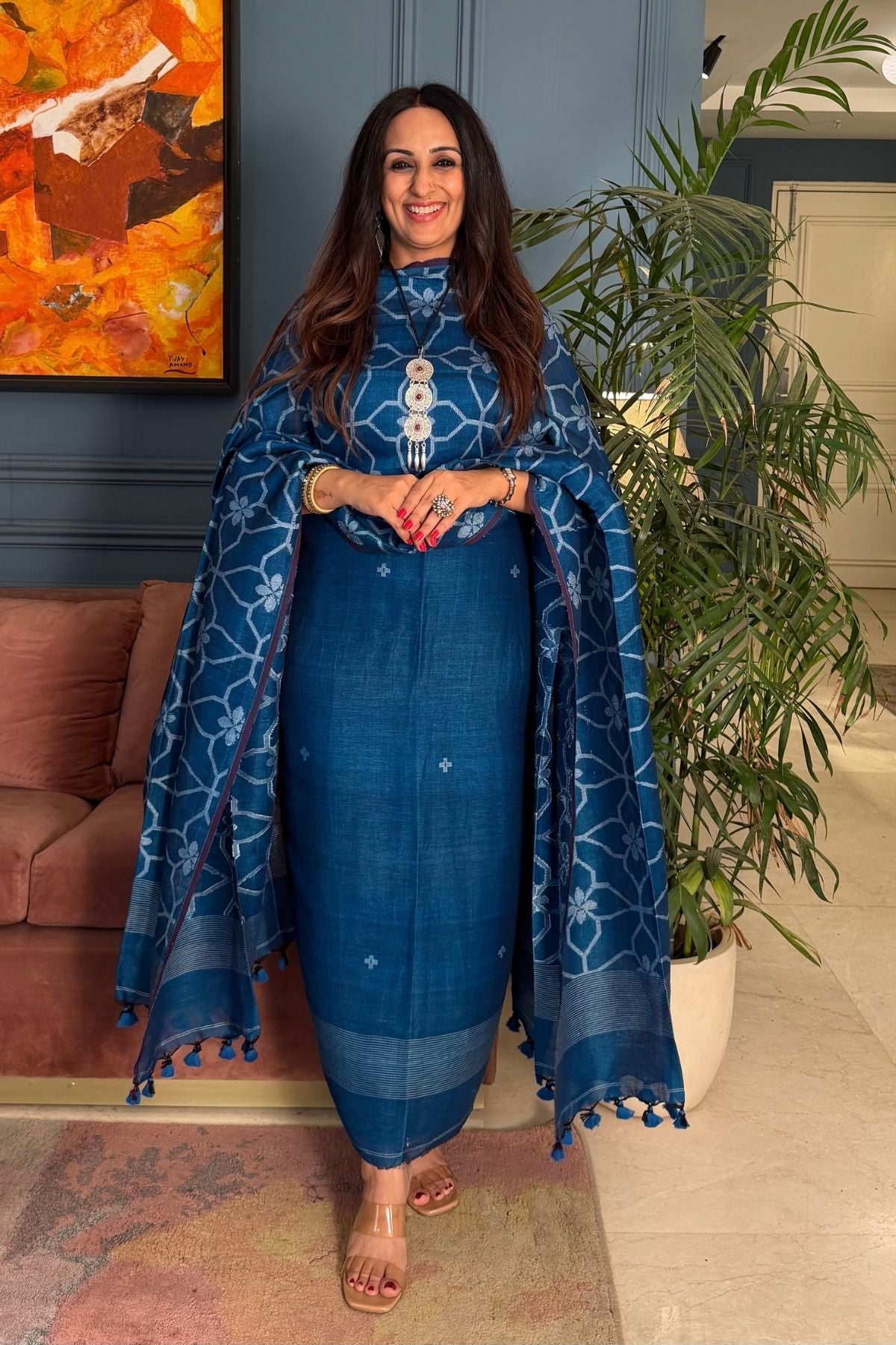 Jayshree linen kurta dupatta sets!!