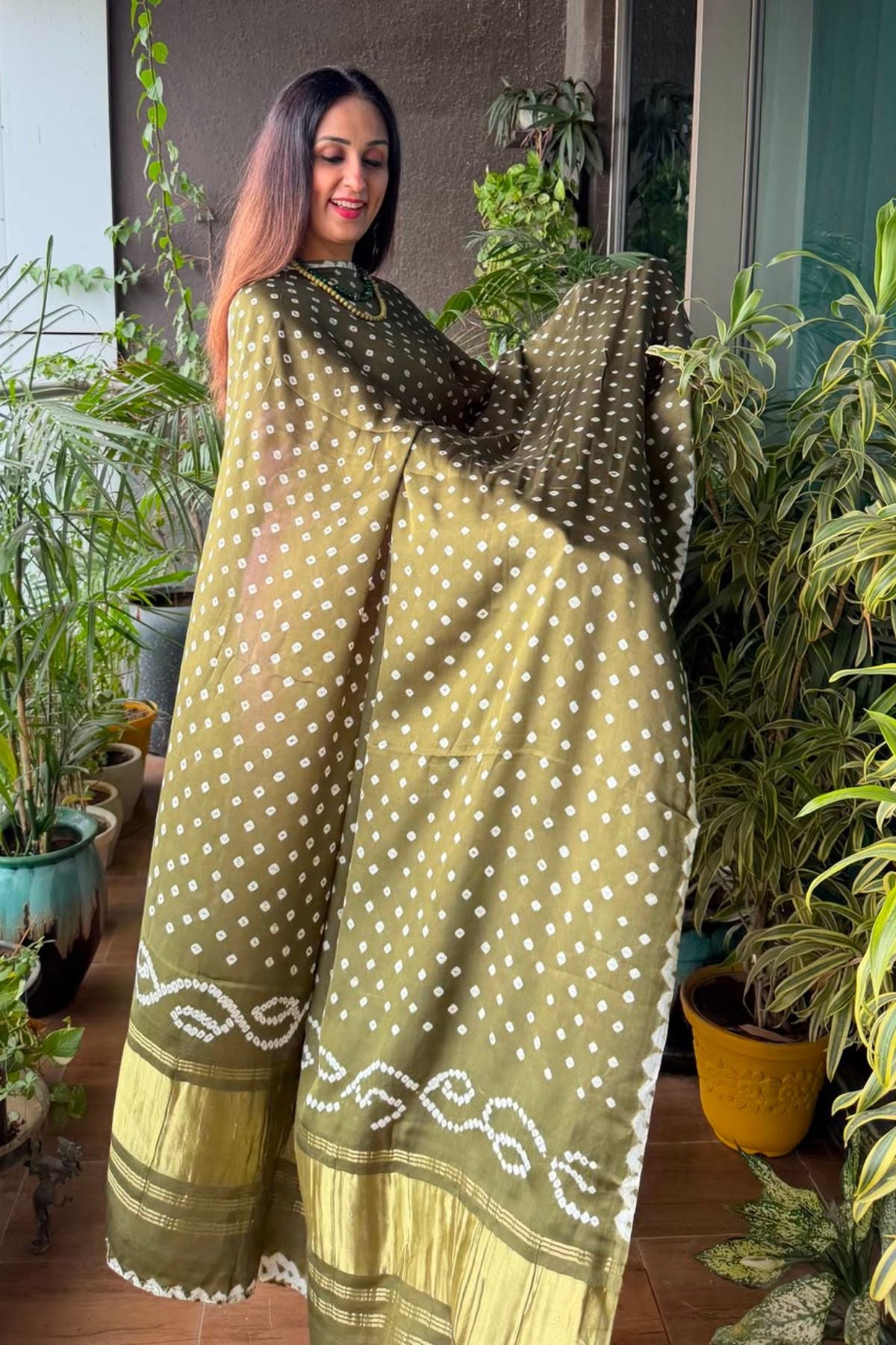 Ombré kurta dupatta set on pure modal Satin