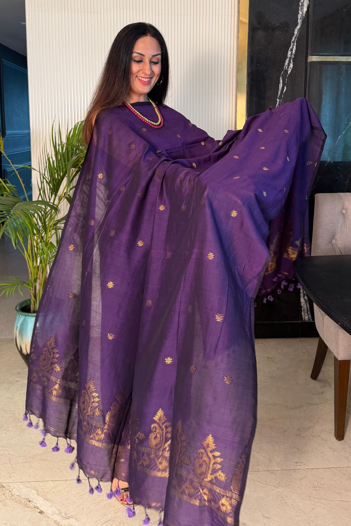 Mercerised pure cotton zari weave kurta dupatta sets with Jamdani weave !!
