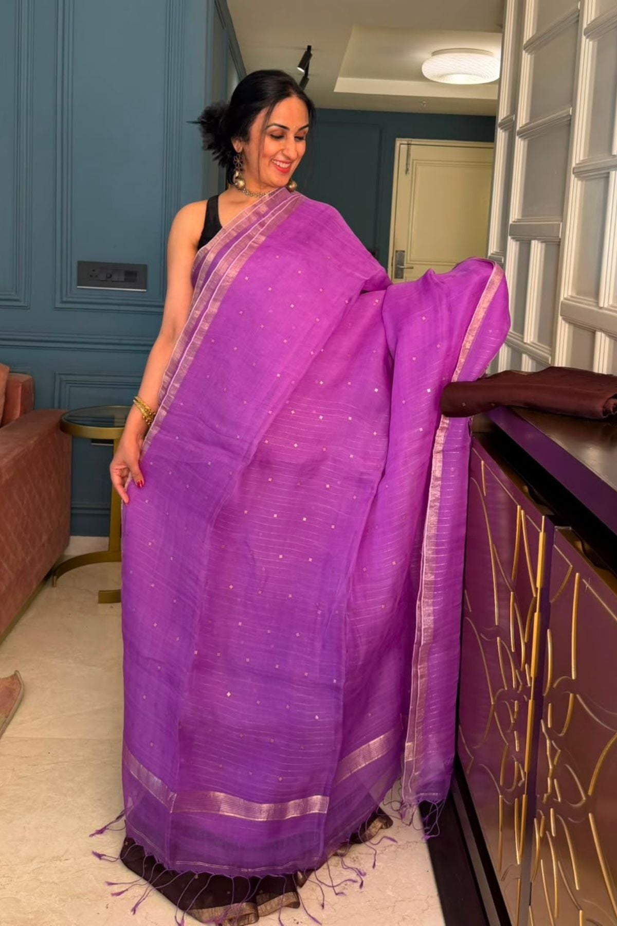Handwoven pure muslin sarees!!
