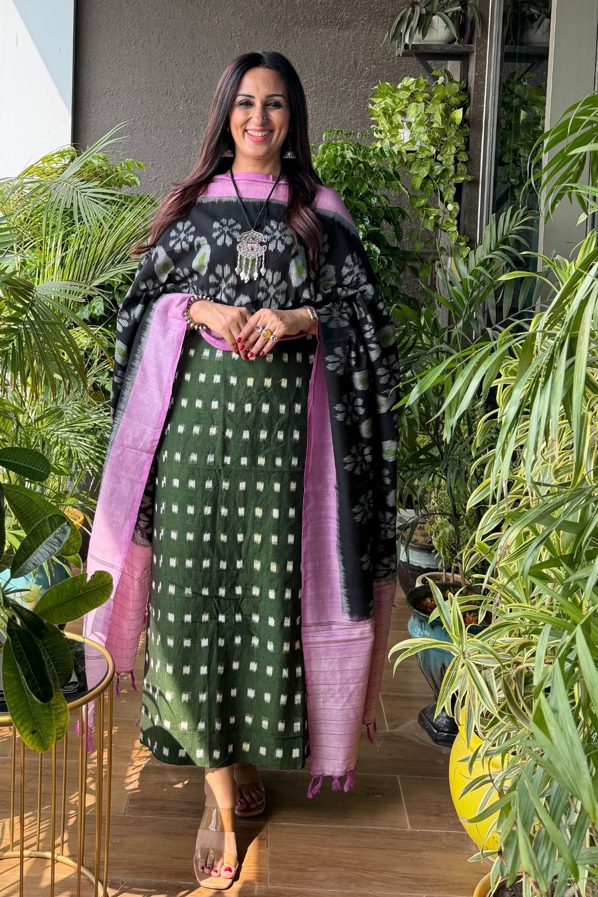Double Ikat cotton full sets!!