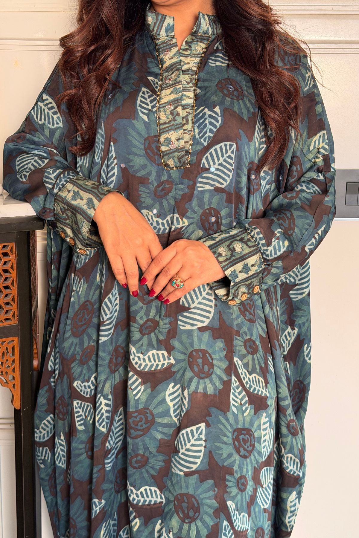 Free-flowing premium Modal dresses with intricate hand-block prints and exquisite handcrafted details!!