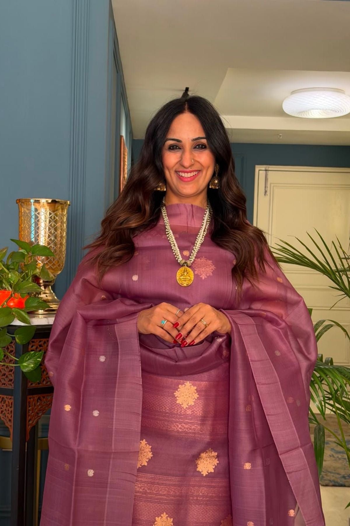 New Banarasi weave suit sets on pure organza silk!!