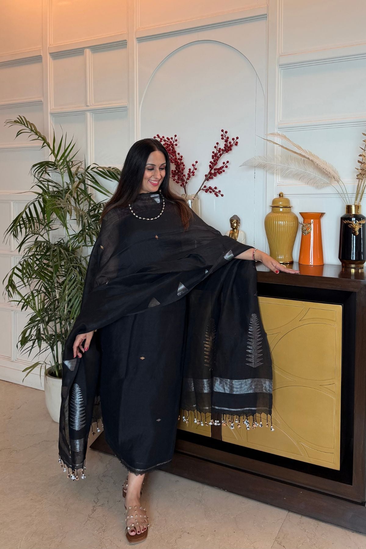Jayshree linen kurta Dupatta sets