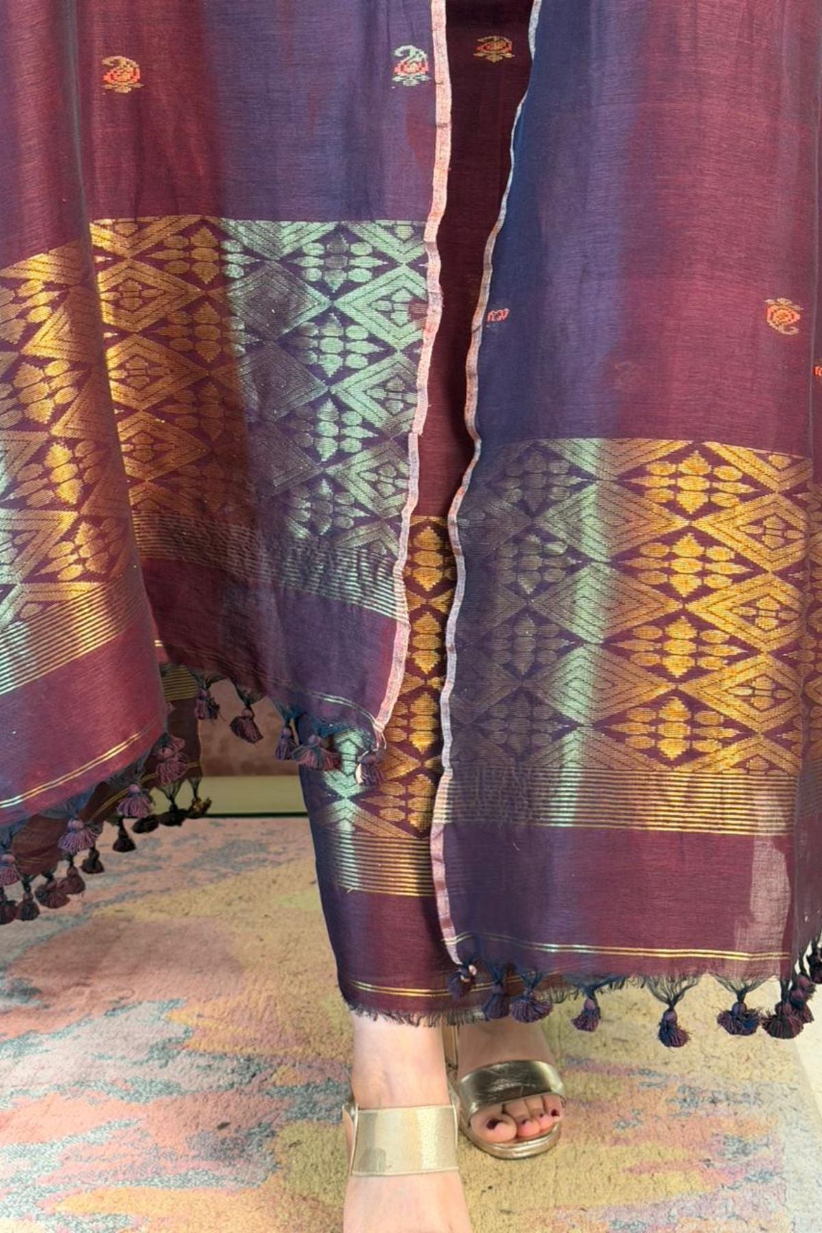 Jayshree linen kurta Dupatta sets