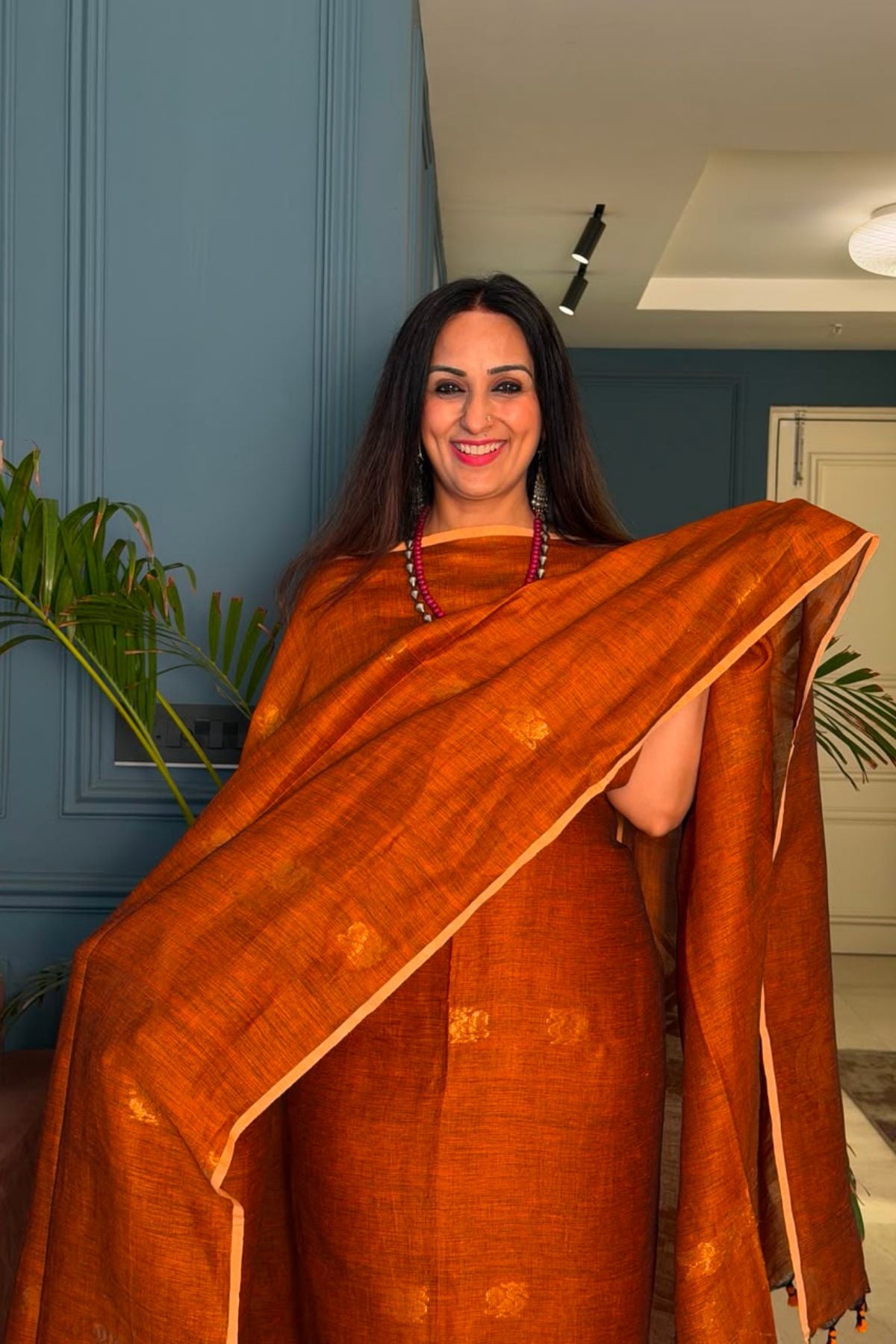 Jayshree linen kurta Dupatta sets