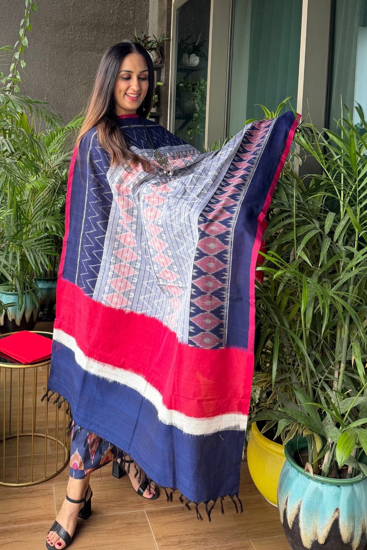 Double Ikat cotton full sets!!