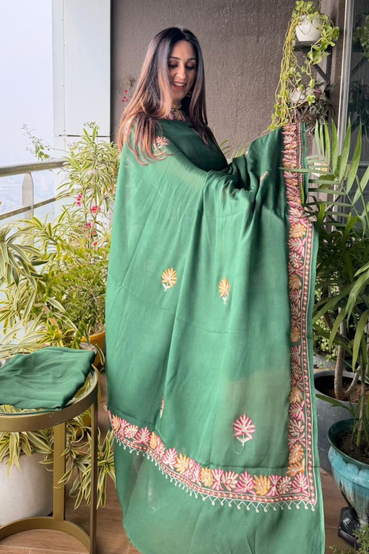 Upadda suit sets with Kashmiri Aari work!!