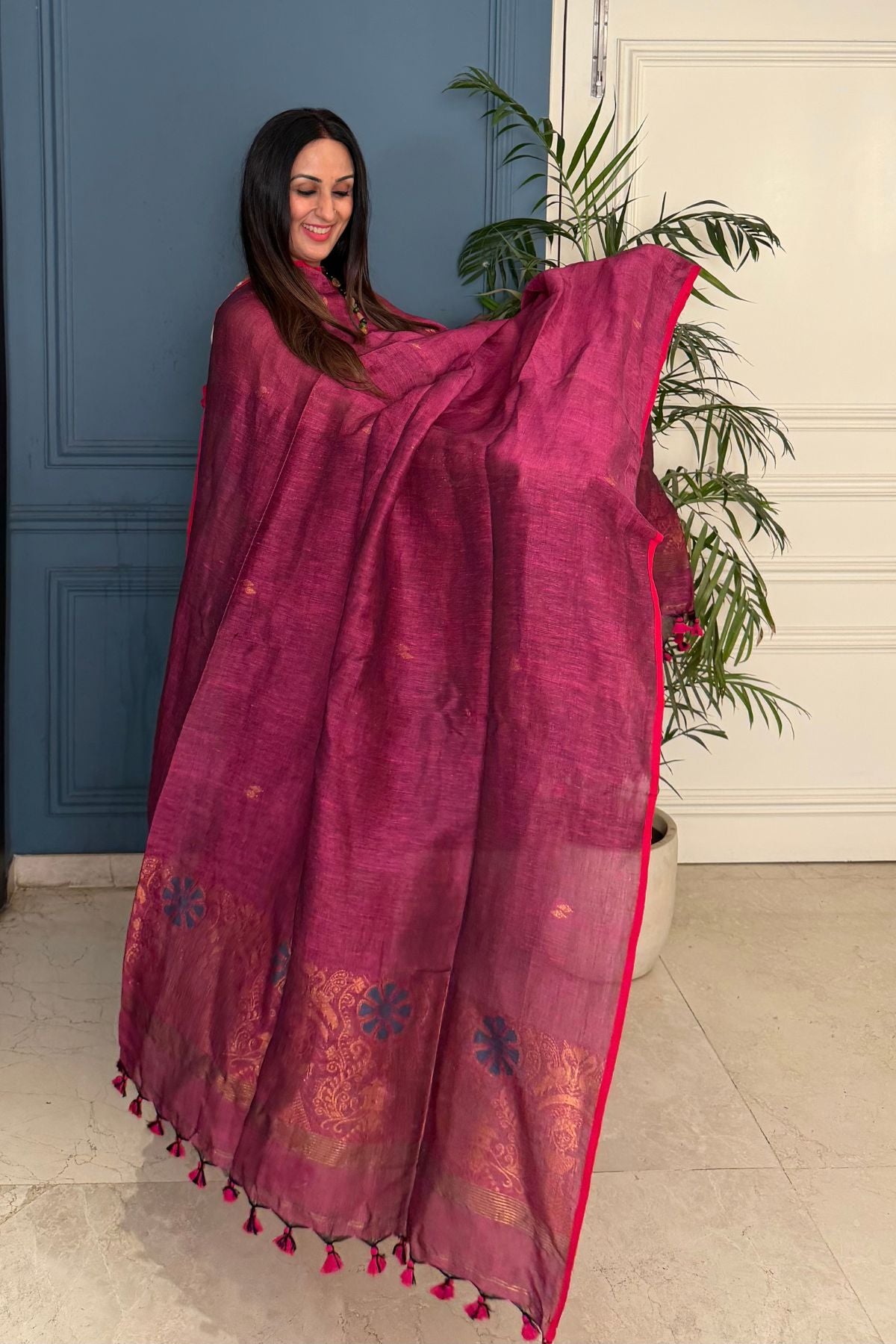 Jayshree linen kurta Dupatta sets