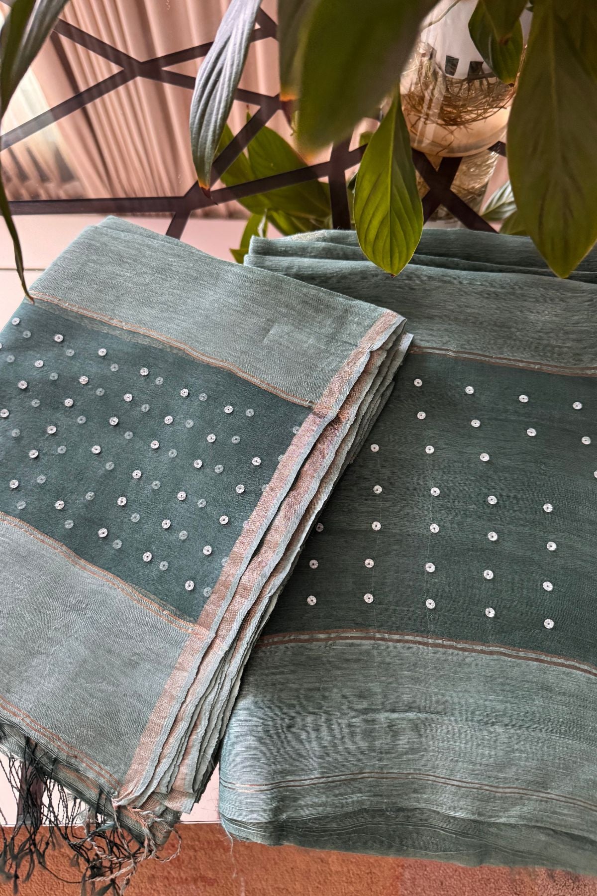 Pure Silk linen kurta dupatta sets