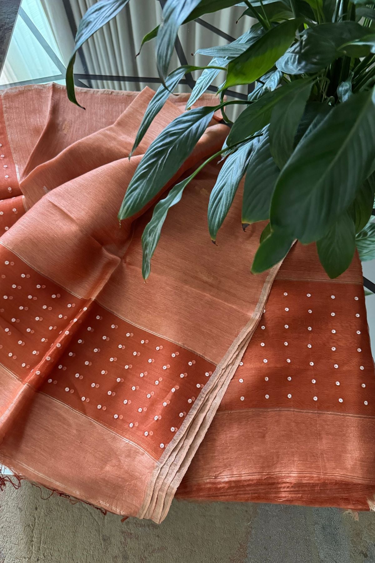 Pure Silk linen kurta dupatta sets