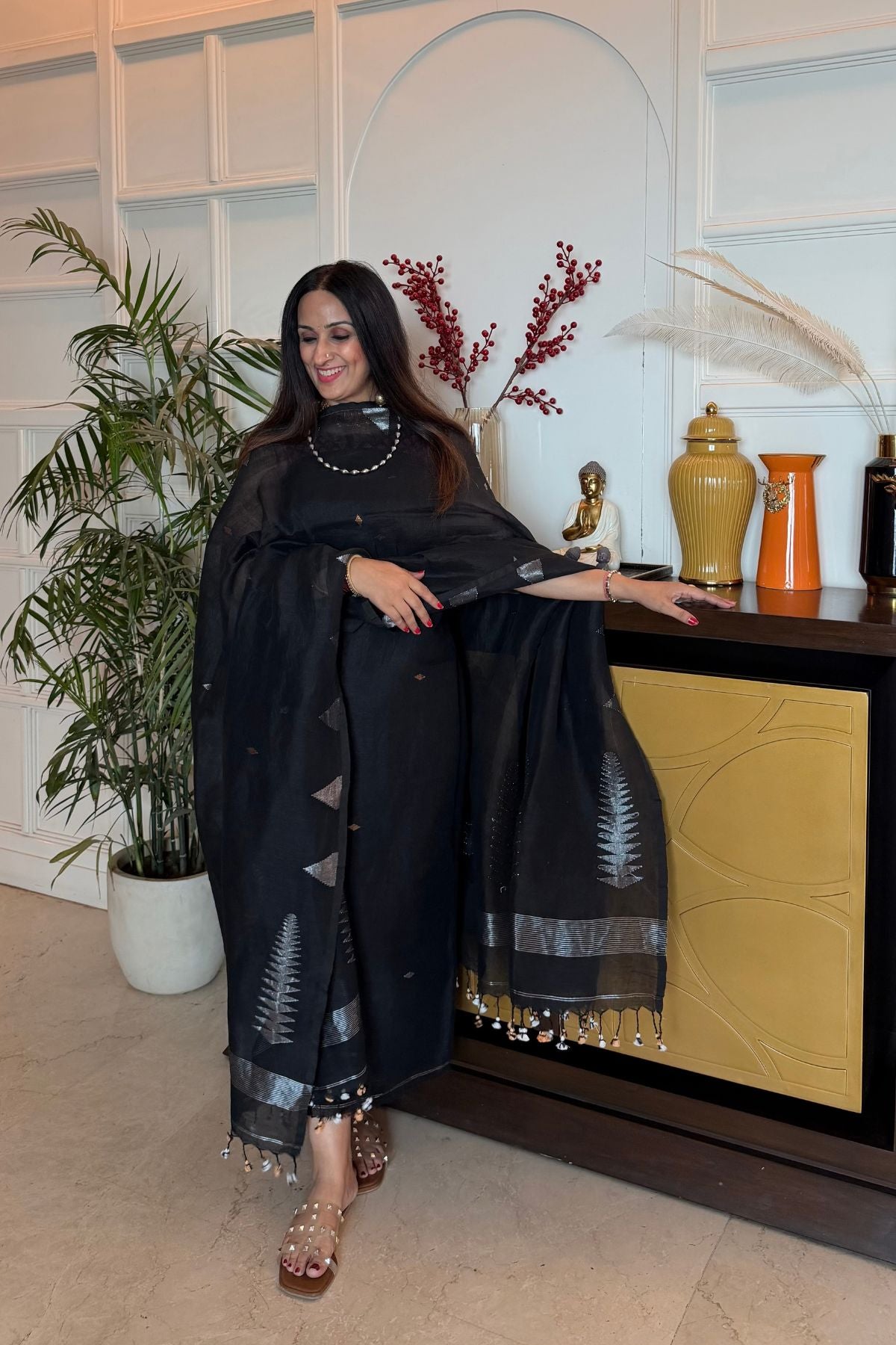 Jayshree linen kurta Dupatta sets