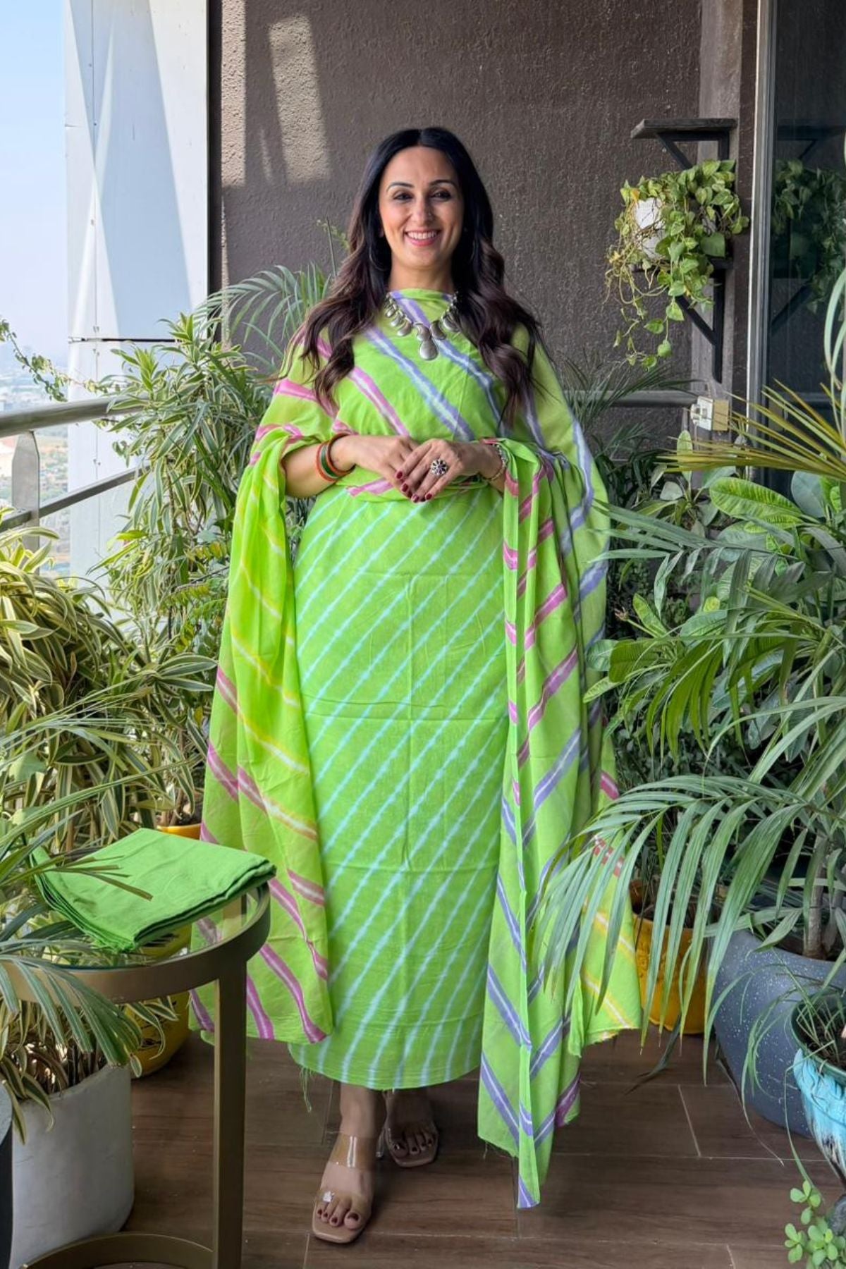 Full sets in cotton with hand done leheriya tie and dye technique!!