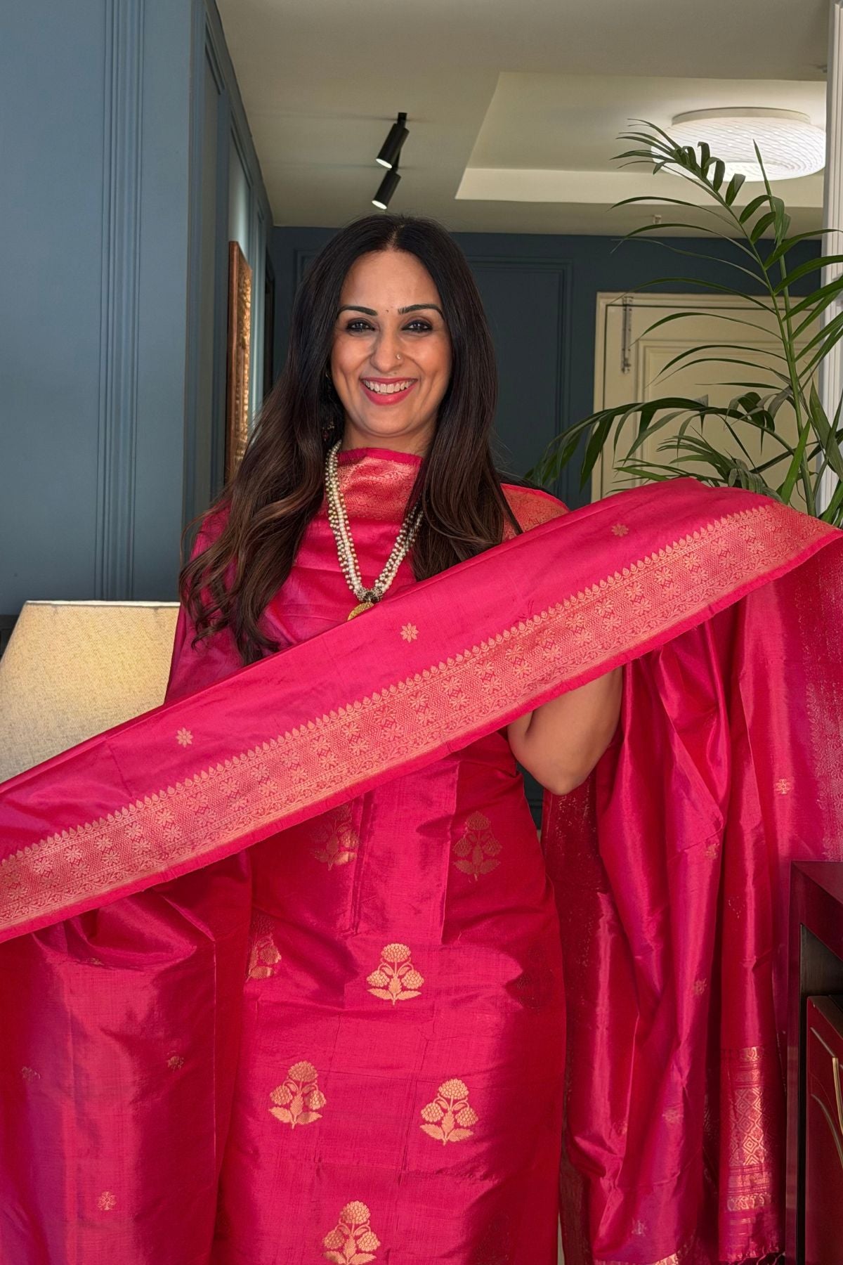 Handwoven pure Katan silk suit sets!!!