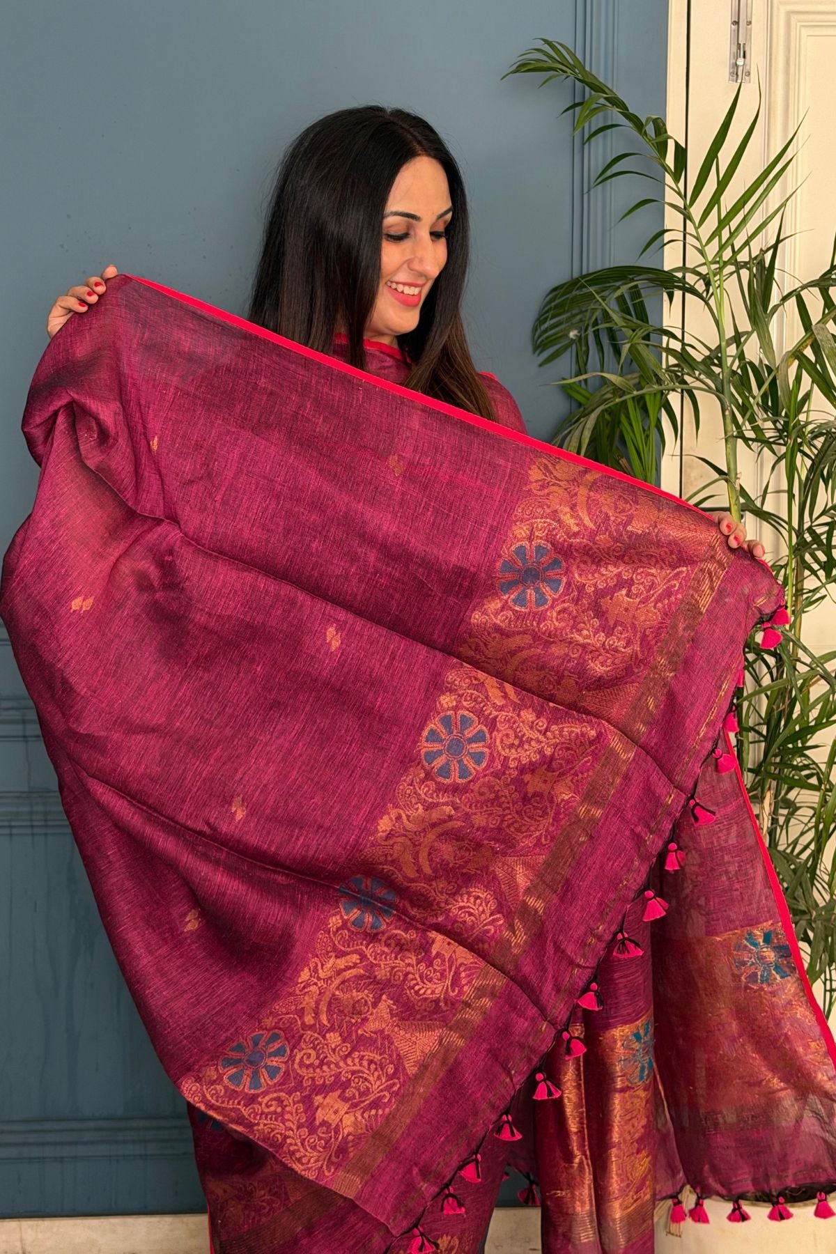 Jayshree linen kurta Dupatta sets