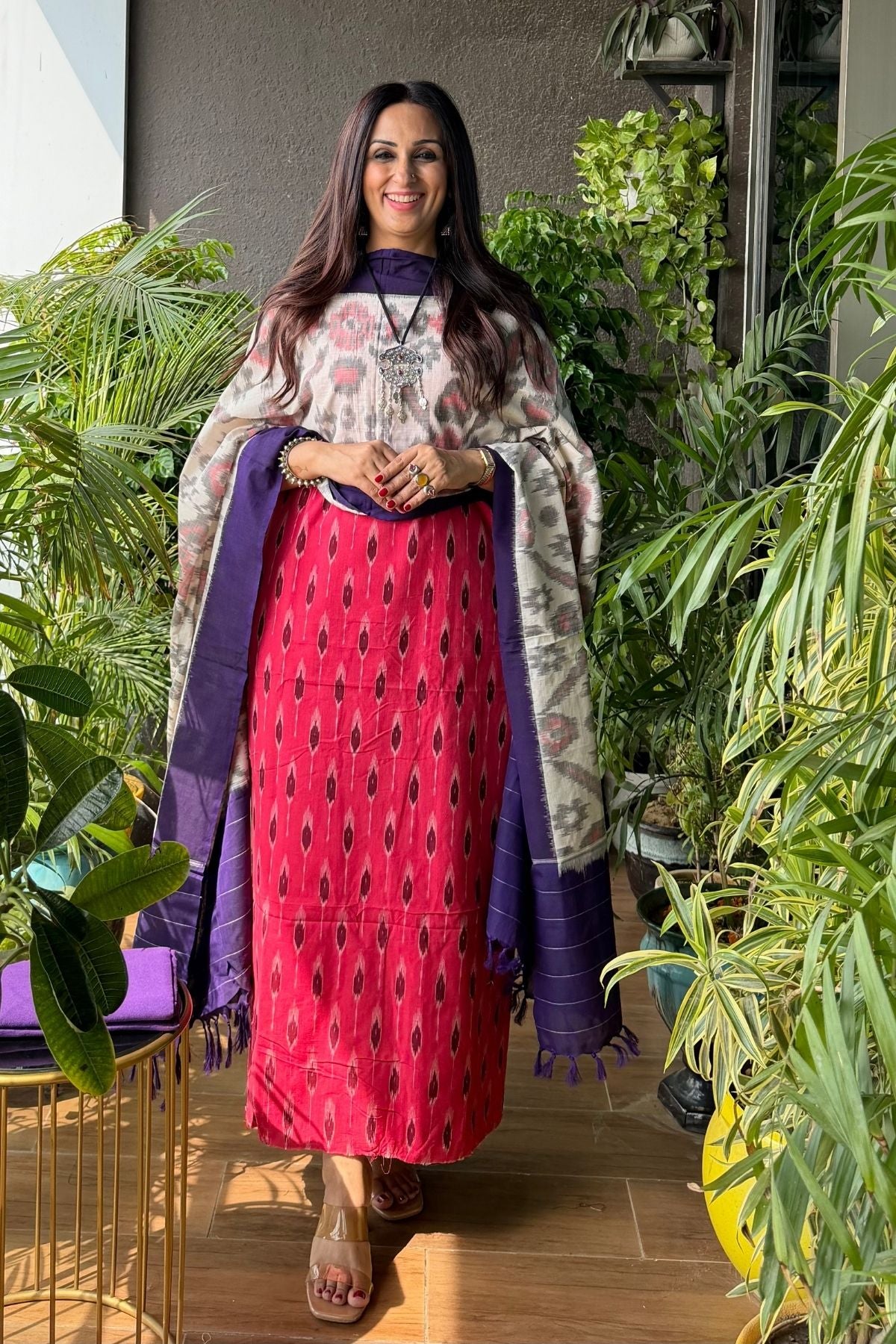 Double Ikat cotton full sets!!