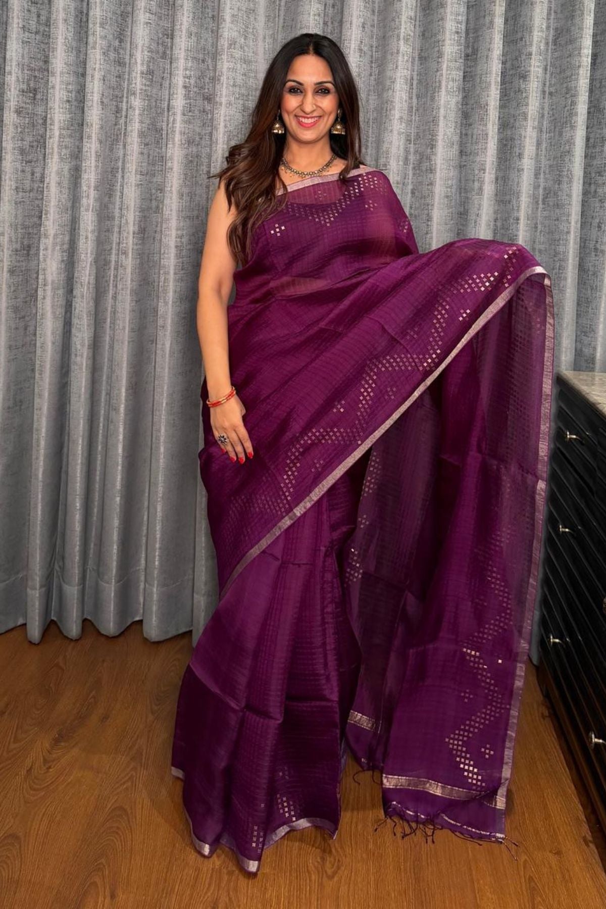 Pure Muslin Silk Saree