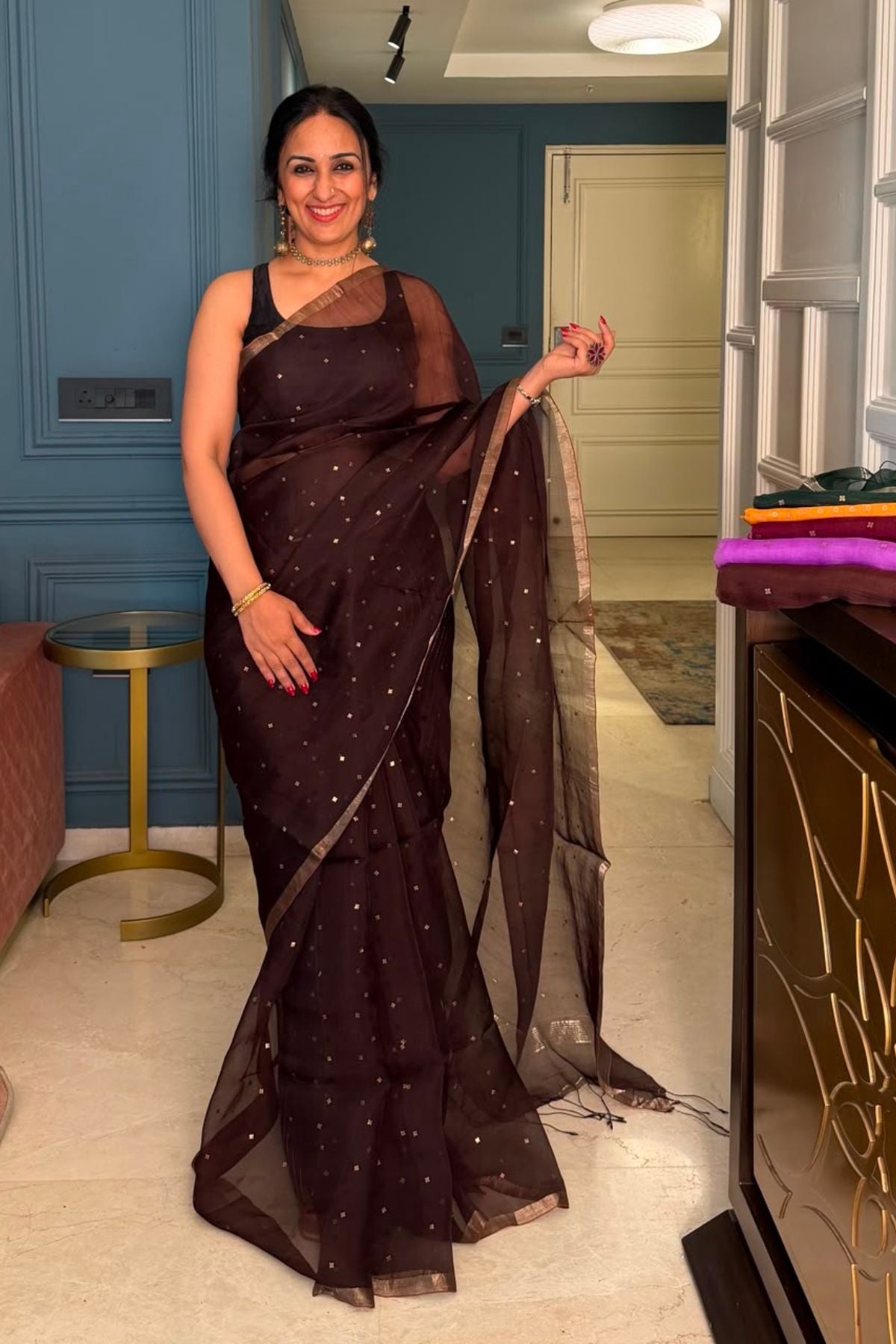 Handwoven pure muslin sarees!!