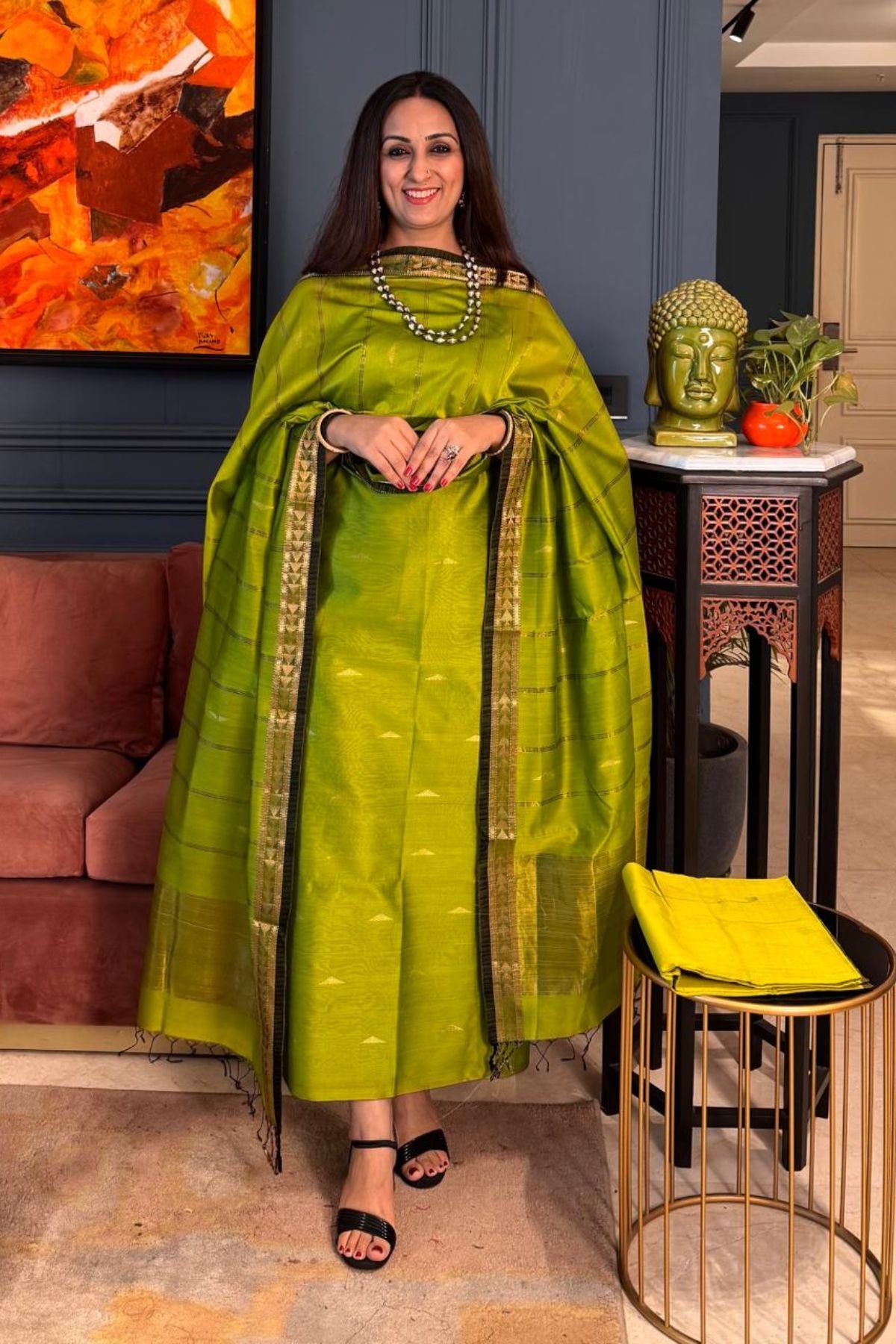 Handloom Maheshwari silk full sets