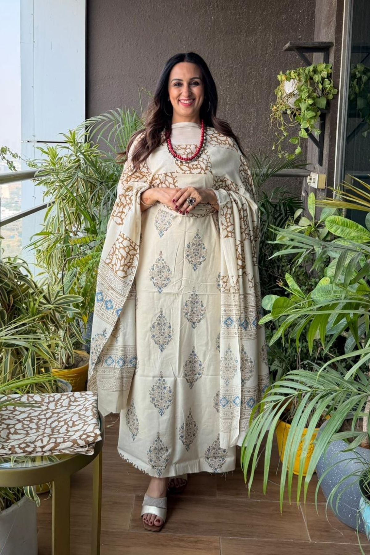 Handblocked pure cotton Bagh full sets!!