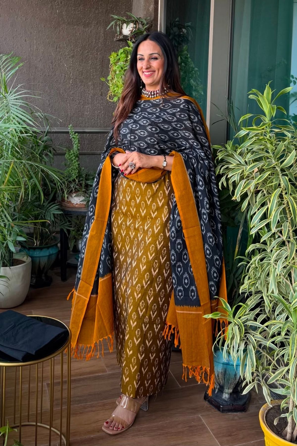 Mercerised cotton Ikat full sets!!
