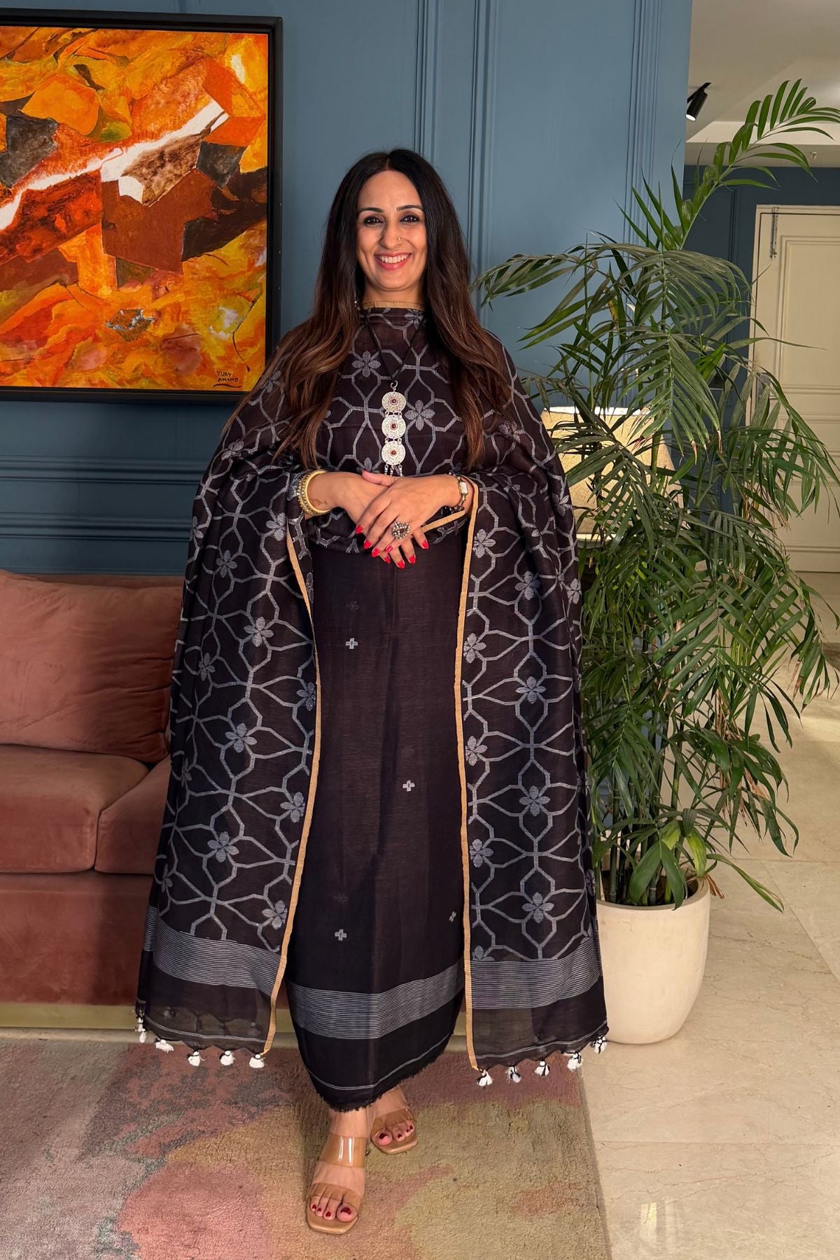 Jayshree linen kurta dupatta sets!!