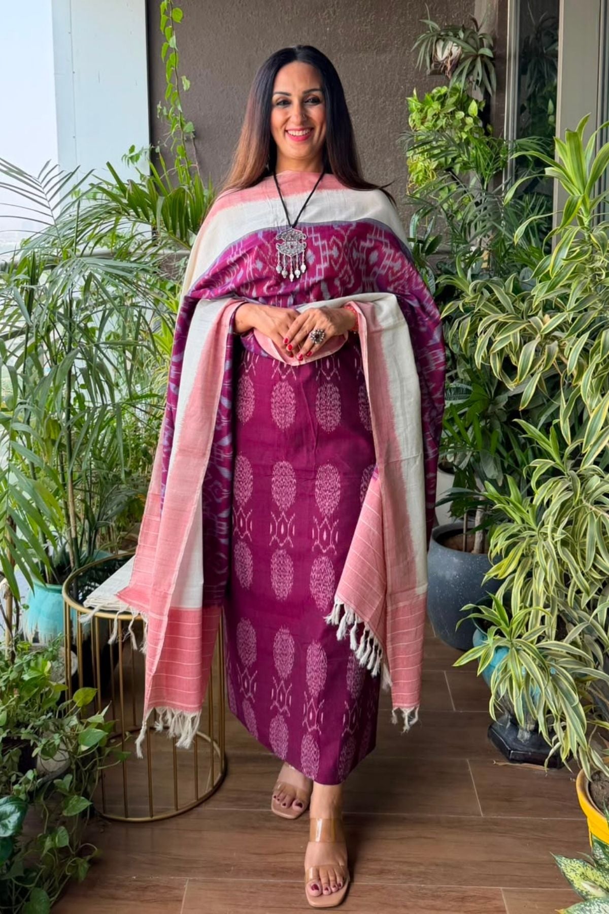 Double Ikat cotton full sets!!