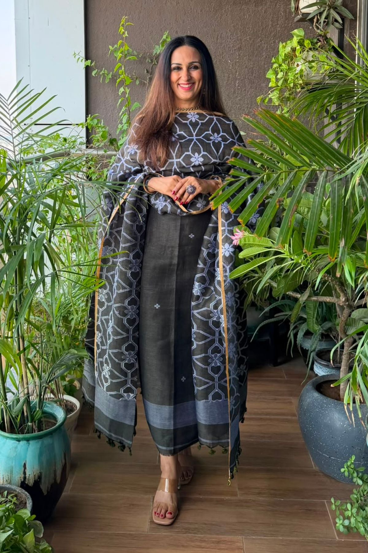 Jayshree linen kurta dupatta sets!!