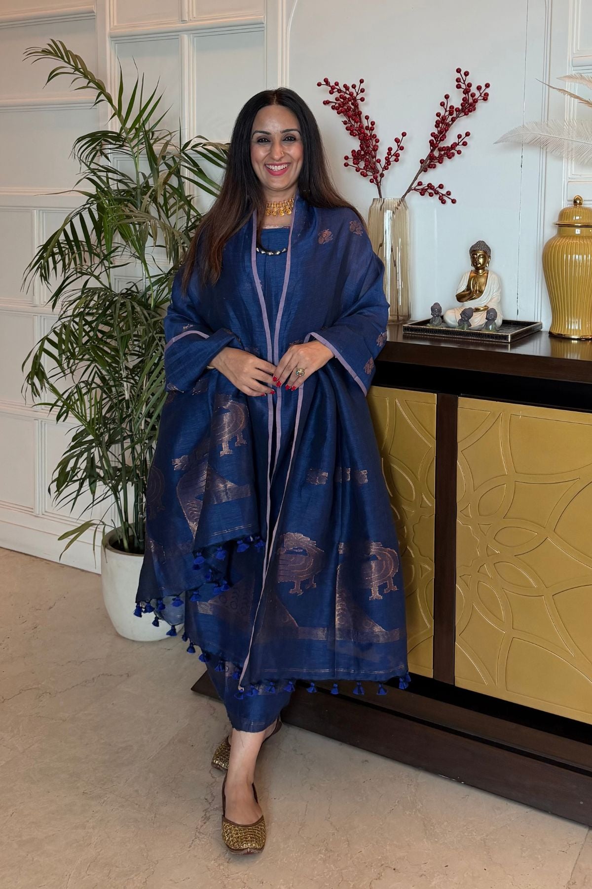 Jayshree linen kurta Dupatta sets