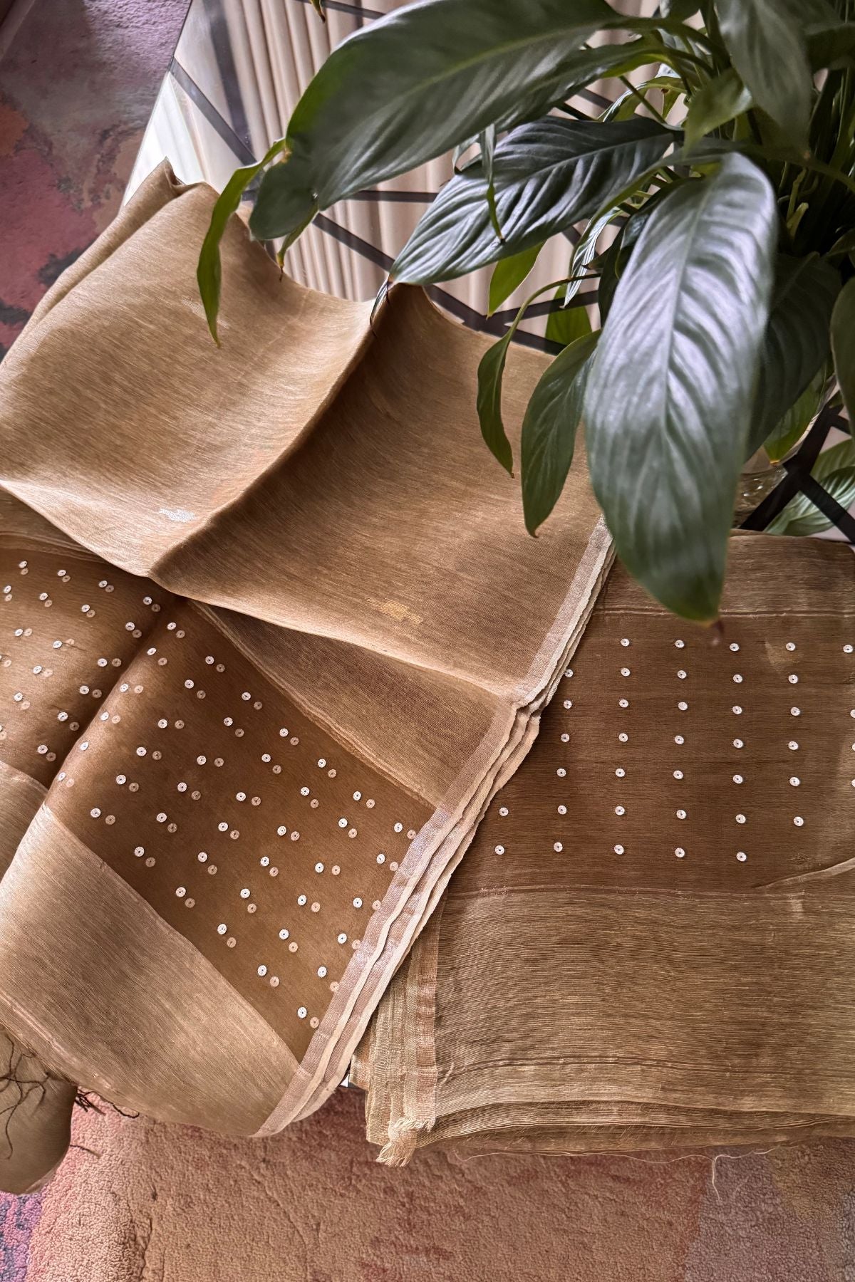 Pure Silk linen kurta dupatta sets