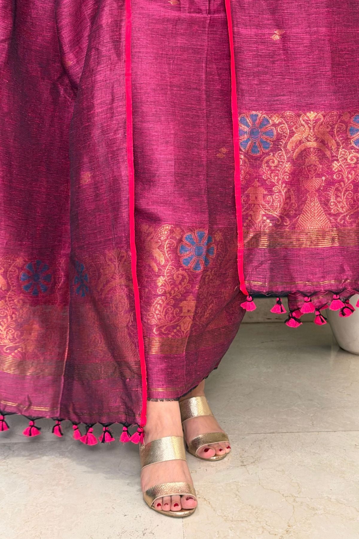 Jayshree linen kurta Dupatta sets