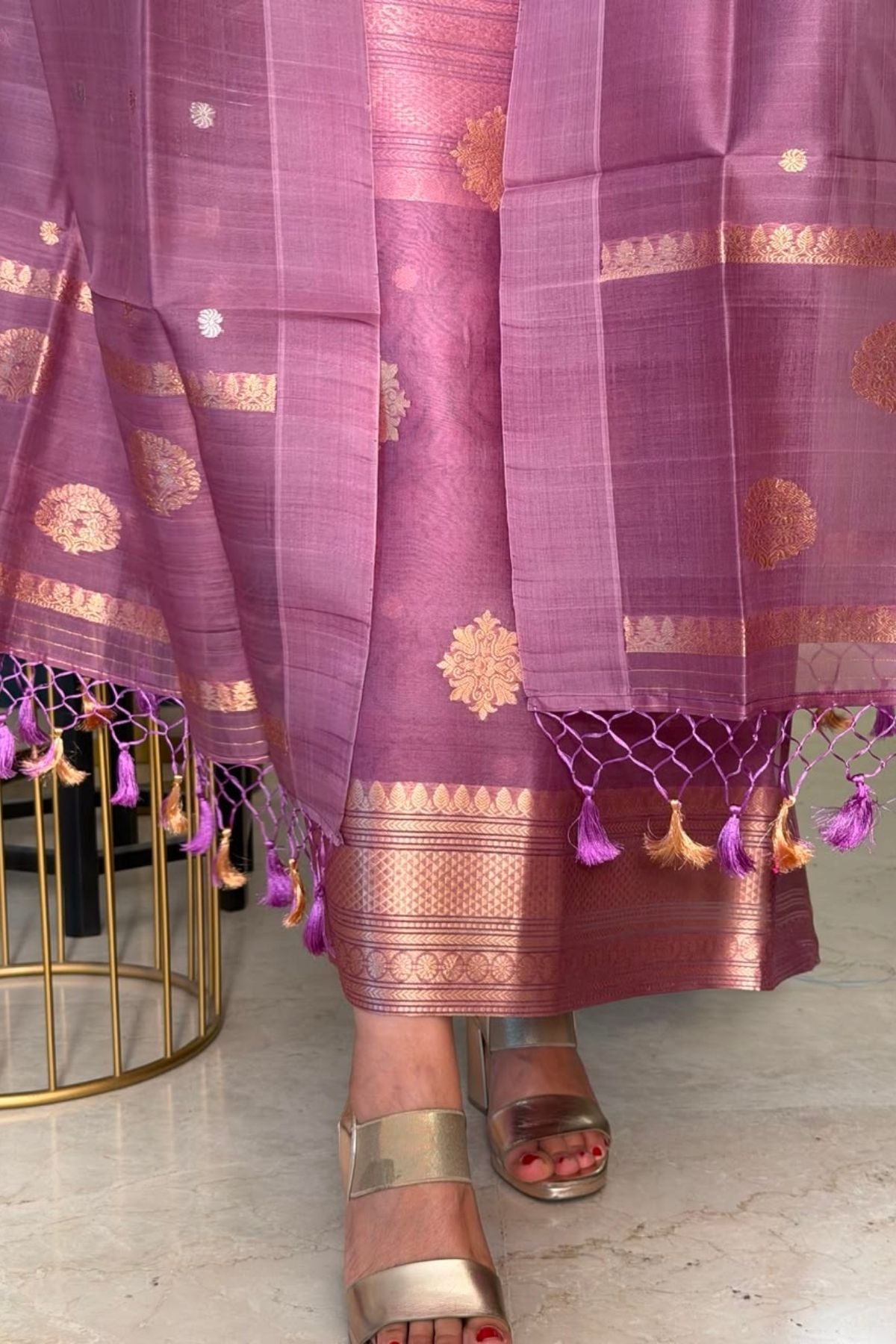 New Banarasi weave suit sets on pure organza silk!!