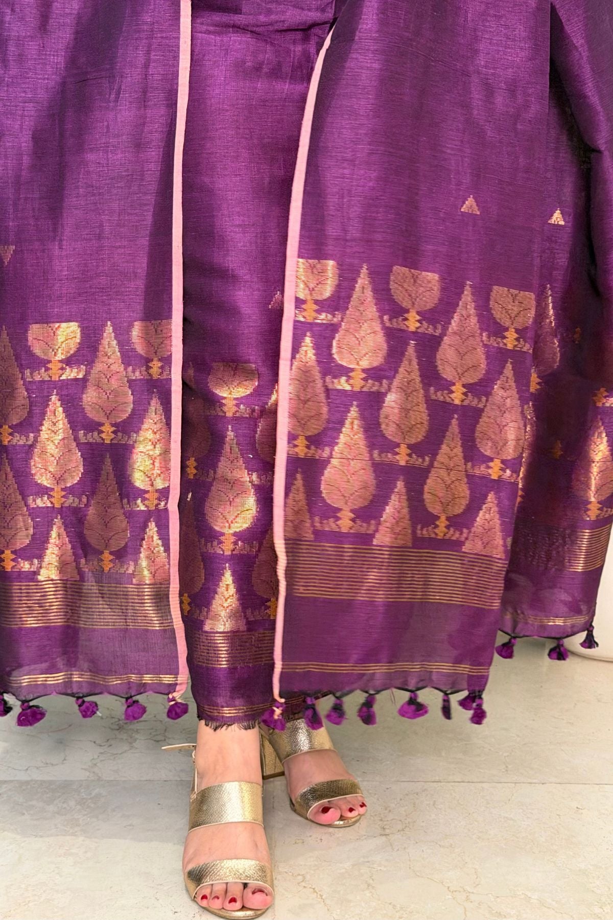 Jayshree linen kurta Dupatta sets