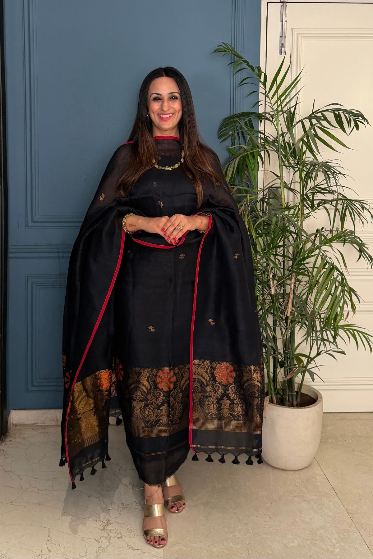 Jayshree linen kurta Dupatta sets