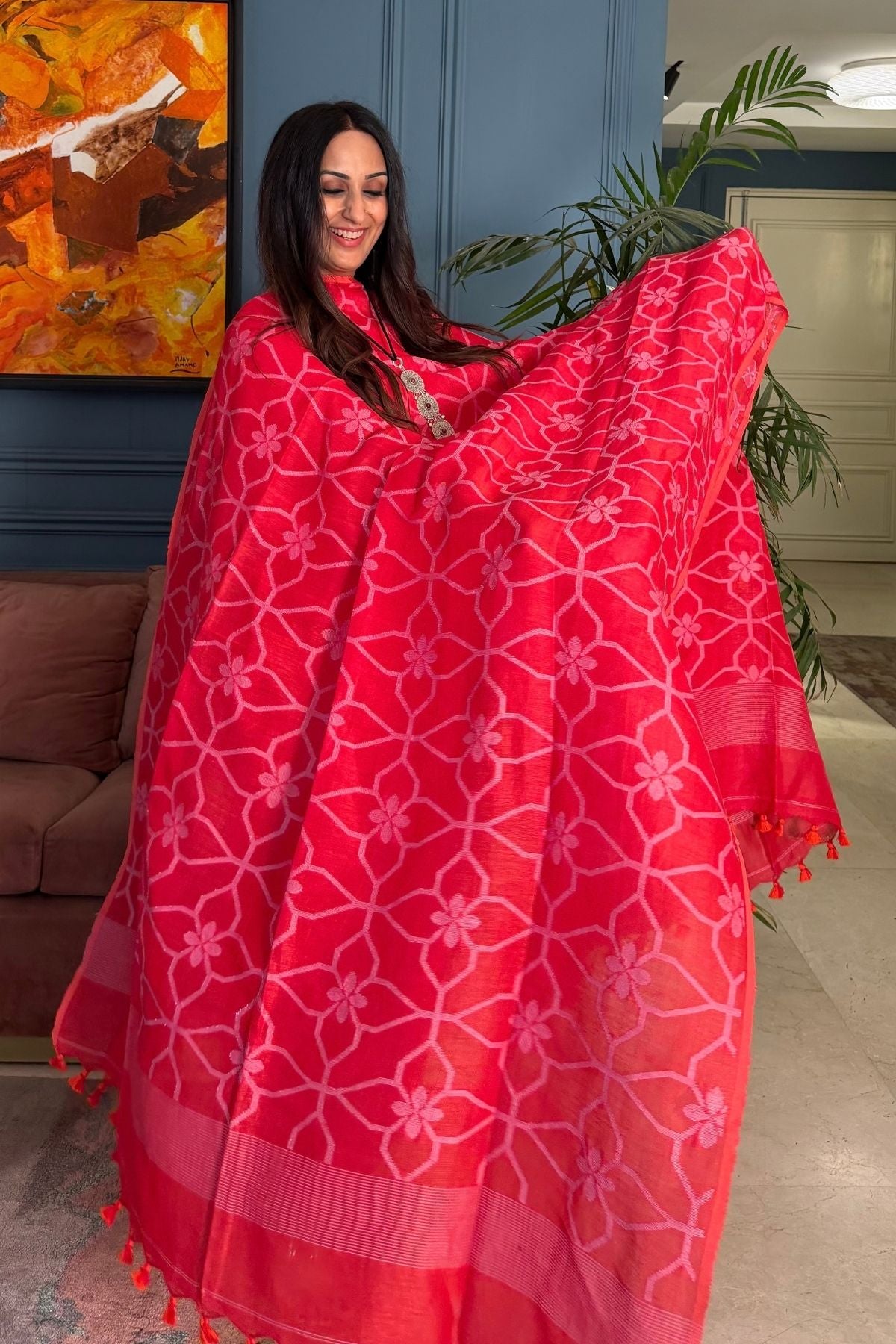 Jayshree linen kurta dupatta sets!!