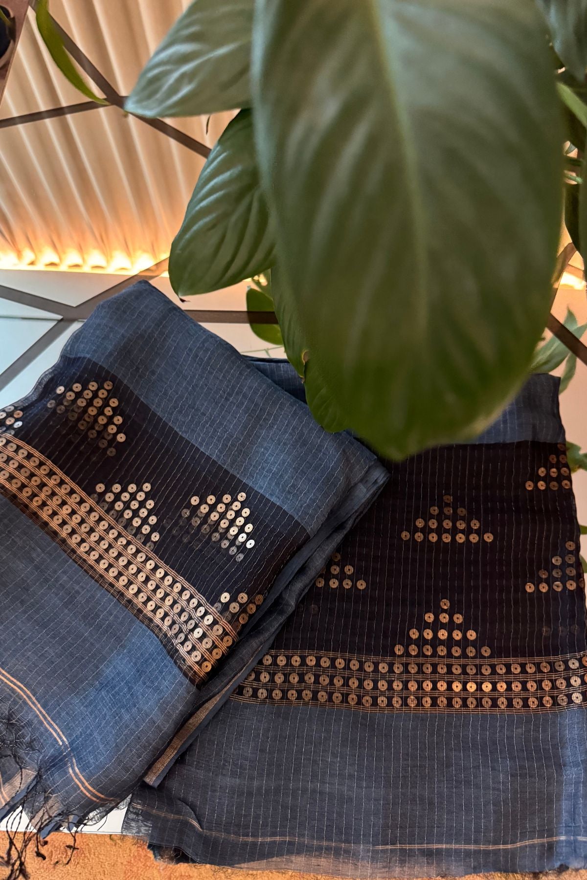 Pure Silk linen kurta dupatta sets