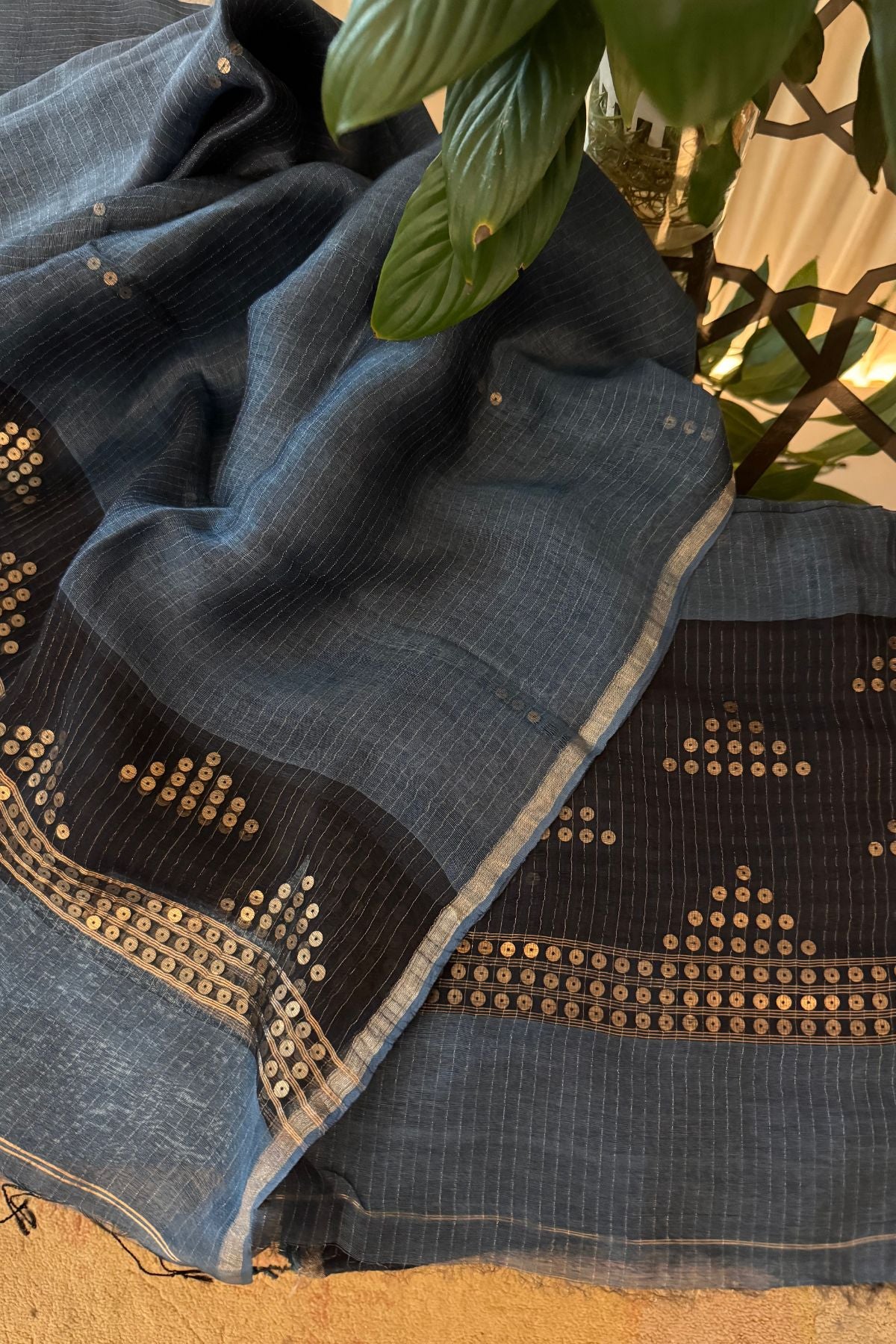 Pure Silk linen kurta dupatta sets