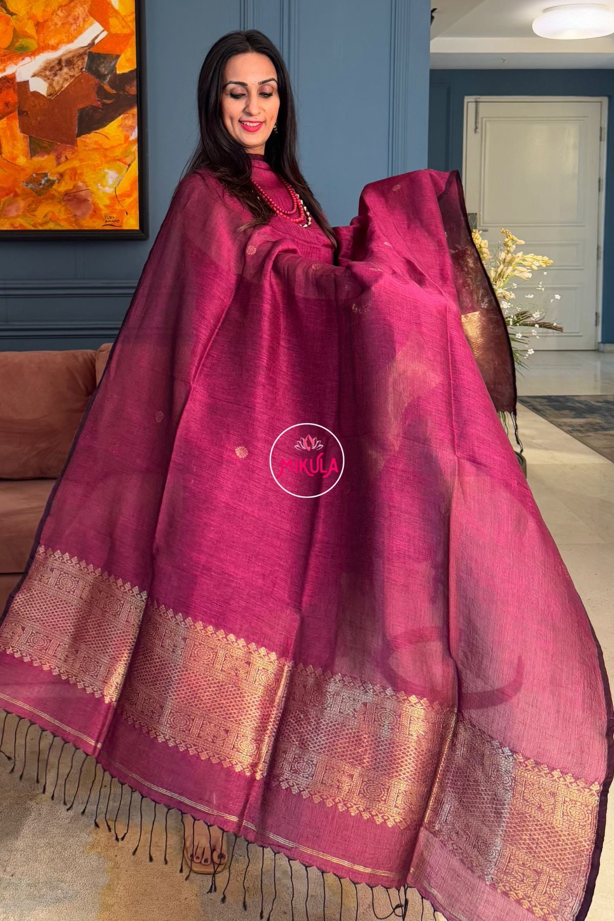 Jayshree linen kurta dupatta sets