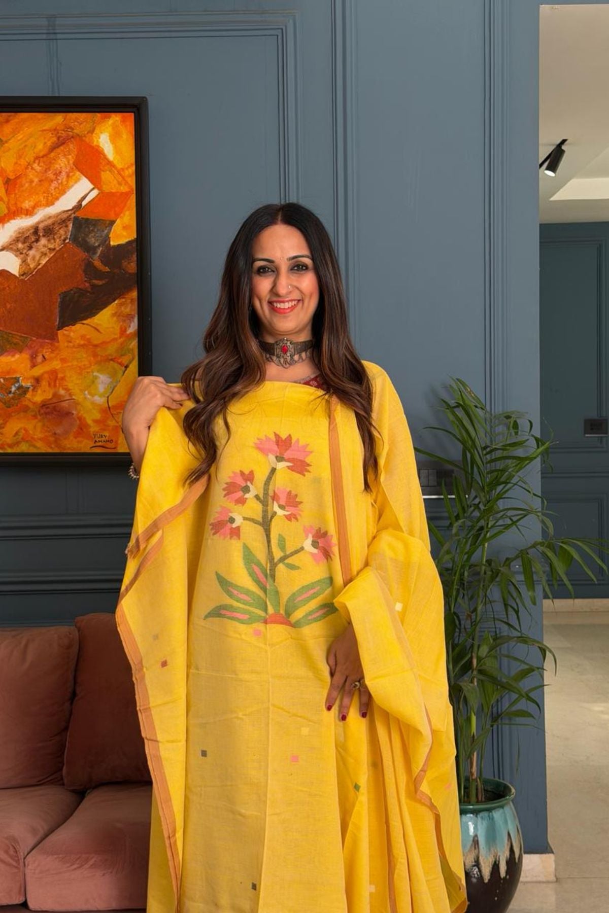 Jamdani pure cotton kurta dupatta sets!!