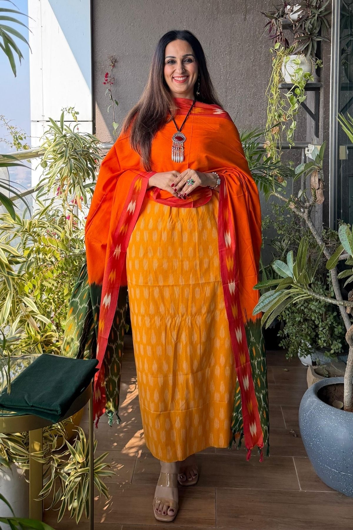 Handloom Ikat cotton full sets