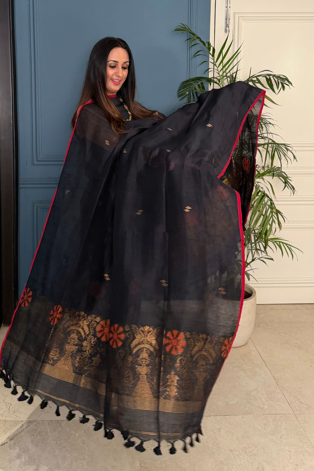 Jayshree linen kurta Dupatta sets
