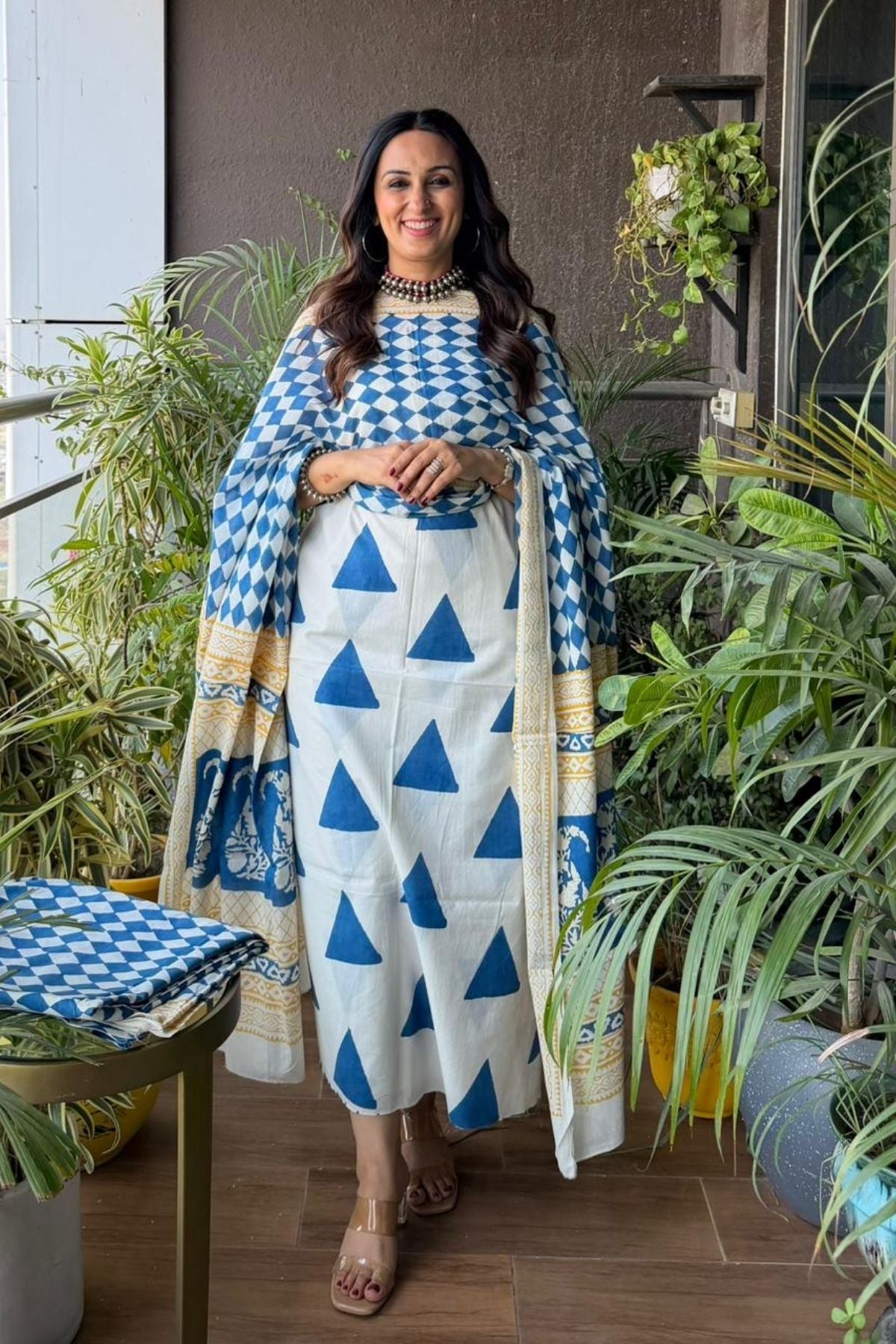 Handblocked pure cotton Bagh full sets!!