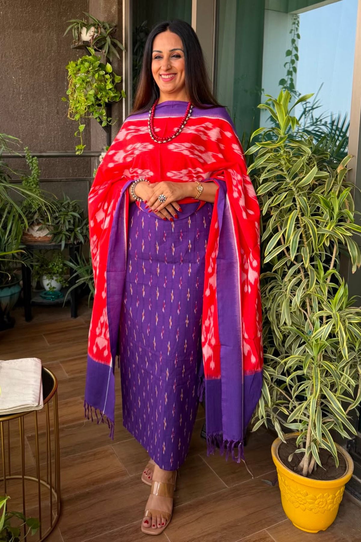Double Ikat cotton full sets!!