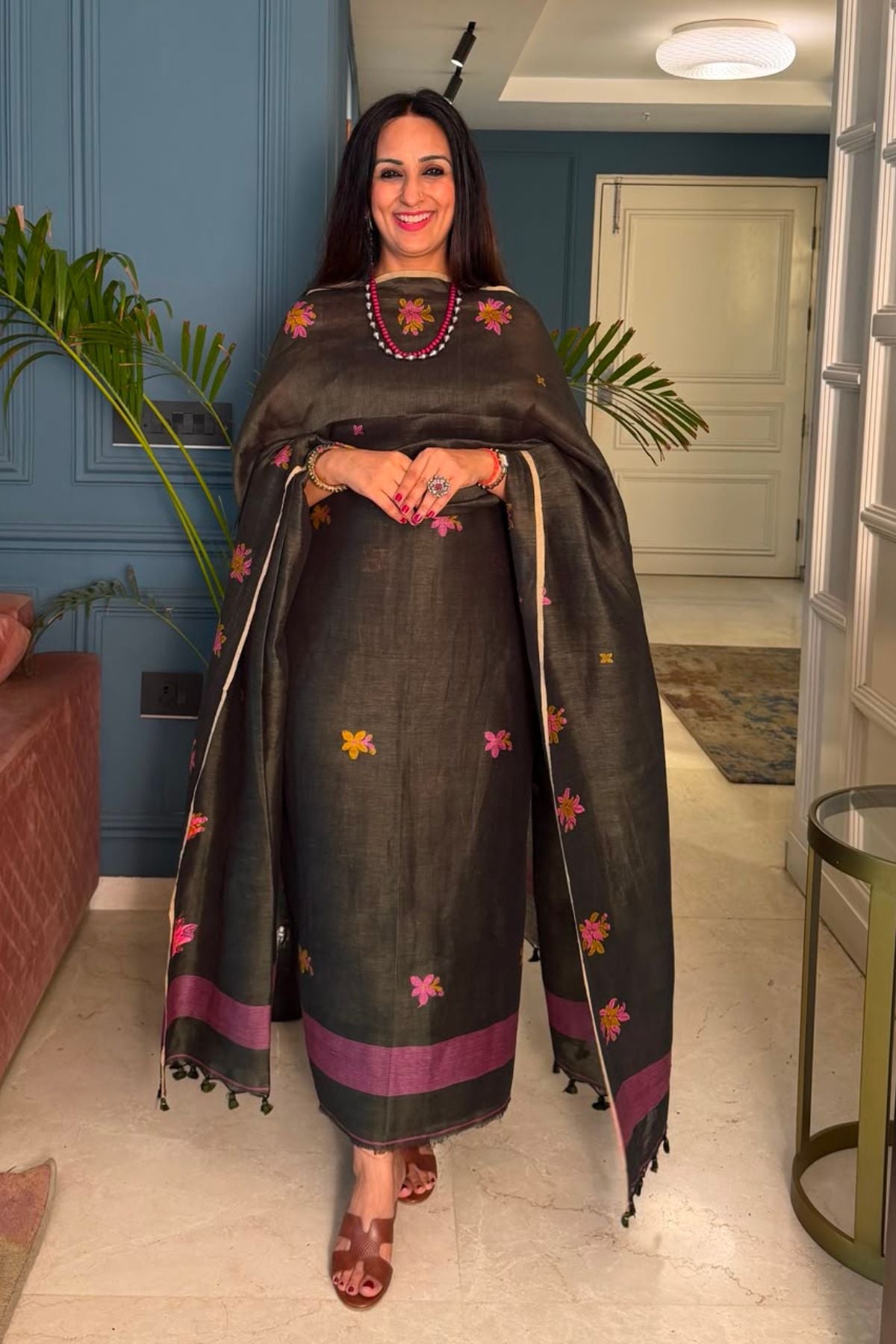 Jayshree linen kurta Dupatta sets