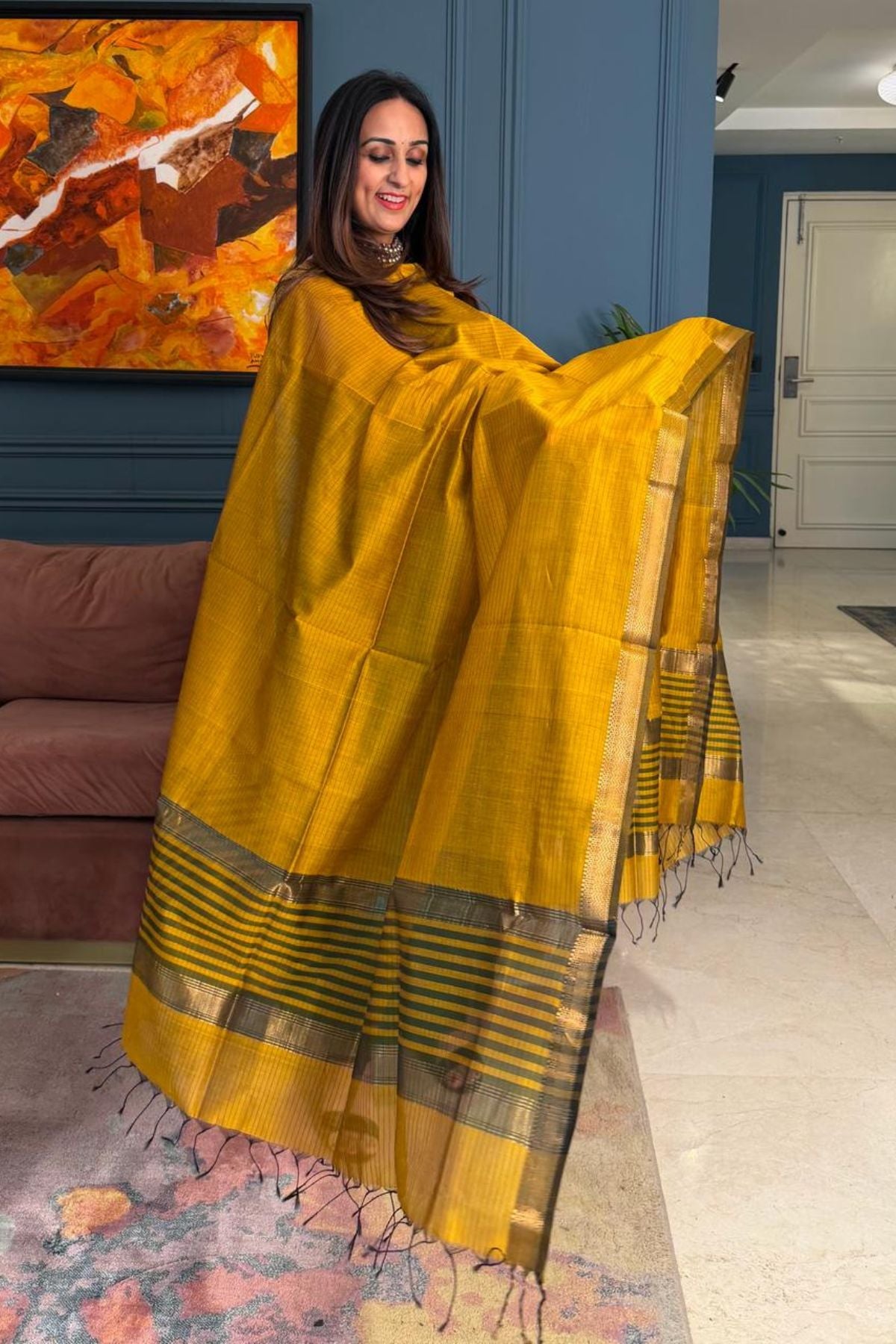 Summer special Maheshwari silk kurta dupatta set!!