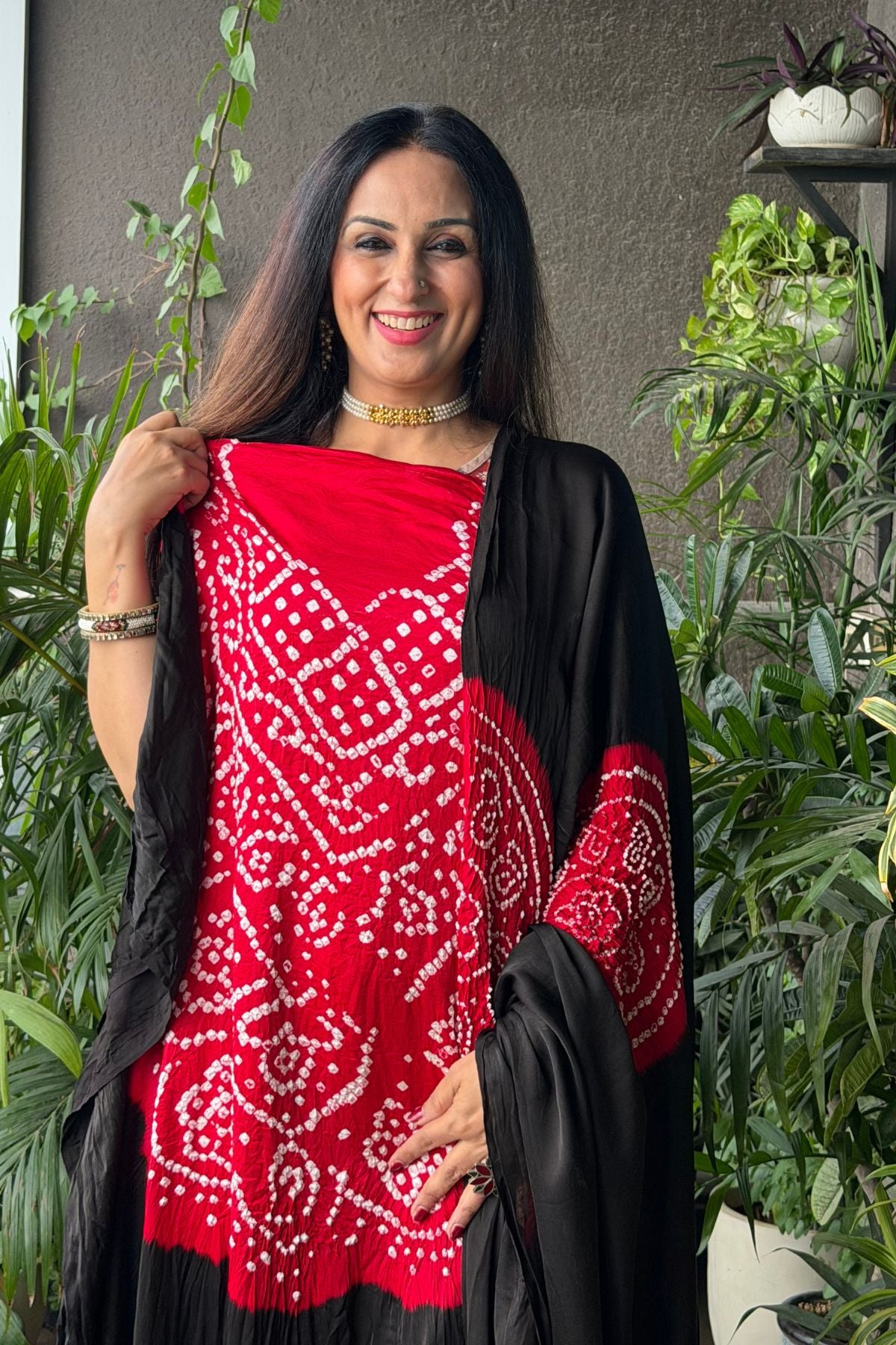 Bandhani work full sets on pure modal satin!!!