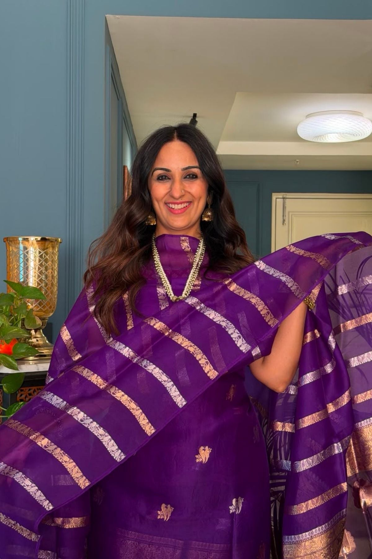 New Banarasi weave suit sets on pure organza silk!!