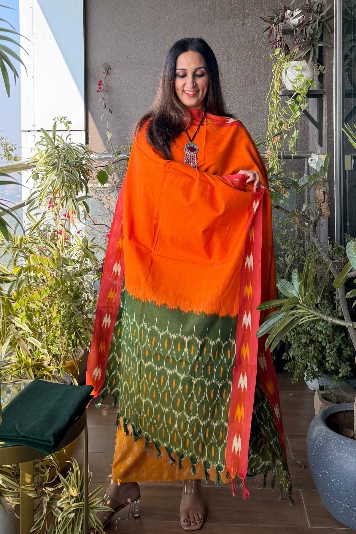 Handloom Ikat cotton full sets