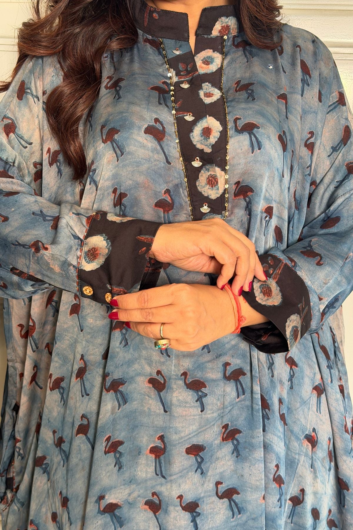 Free-flowing premium Modal dresses with intricate hand-block prints and exquisite handcrafted details!!